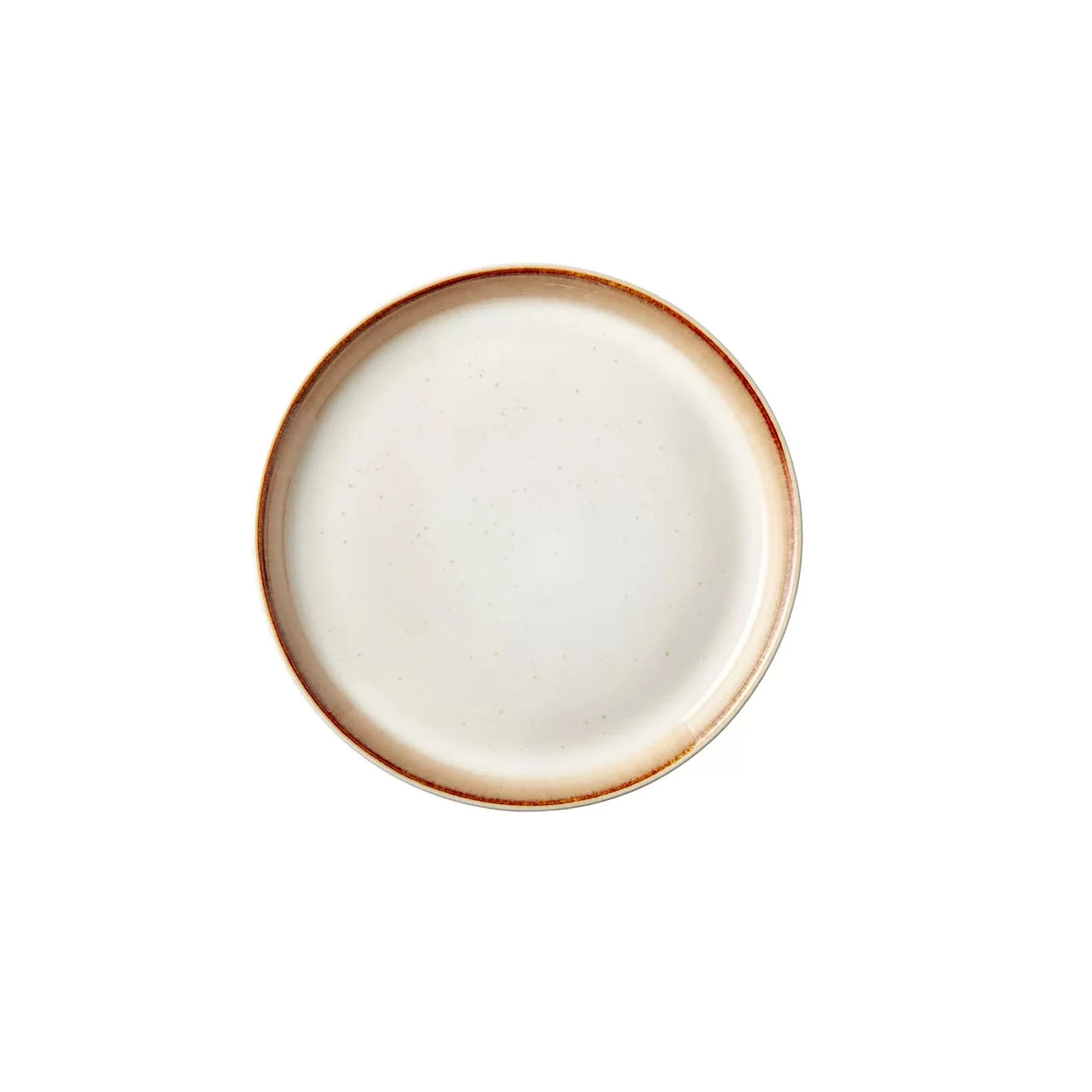 Bitz Living Stoneware Gastro Plate 17cm Cream, Cream